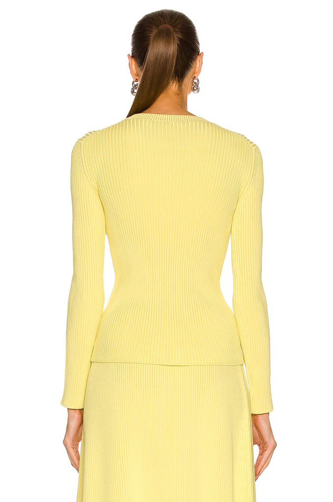 Woman Crewneck Balenciaga Yellow