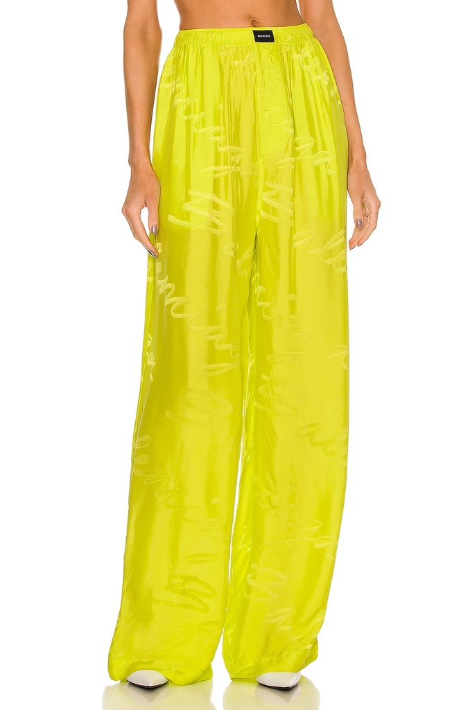 Woman Pants Yellow Balenciaga