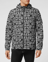 Men K-WAY WINDBREAKER Philipp Plein Black