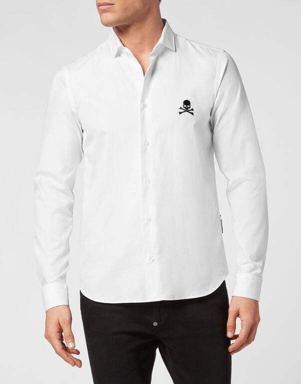 Men Shirt Phillip Plein White