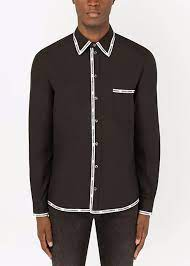 Man Shirt Black/White DOLCE &amp; GABBANA