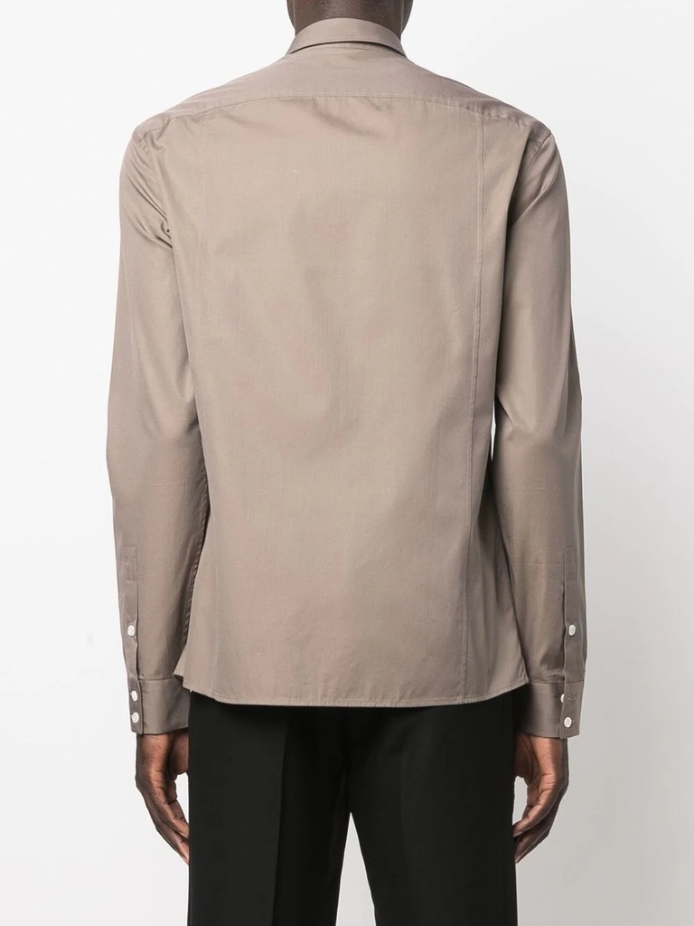 Men Shirt Taupe BALMAIN