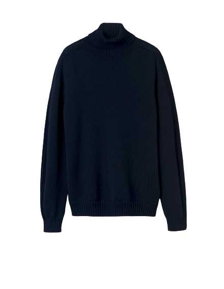 DONDUP Polo neck wool jumper