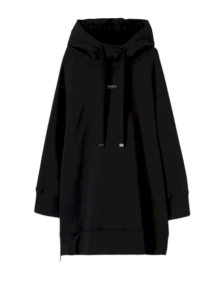 DONDUP Oversized Hooded Sweatshirt Black