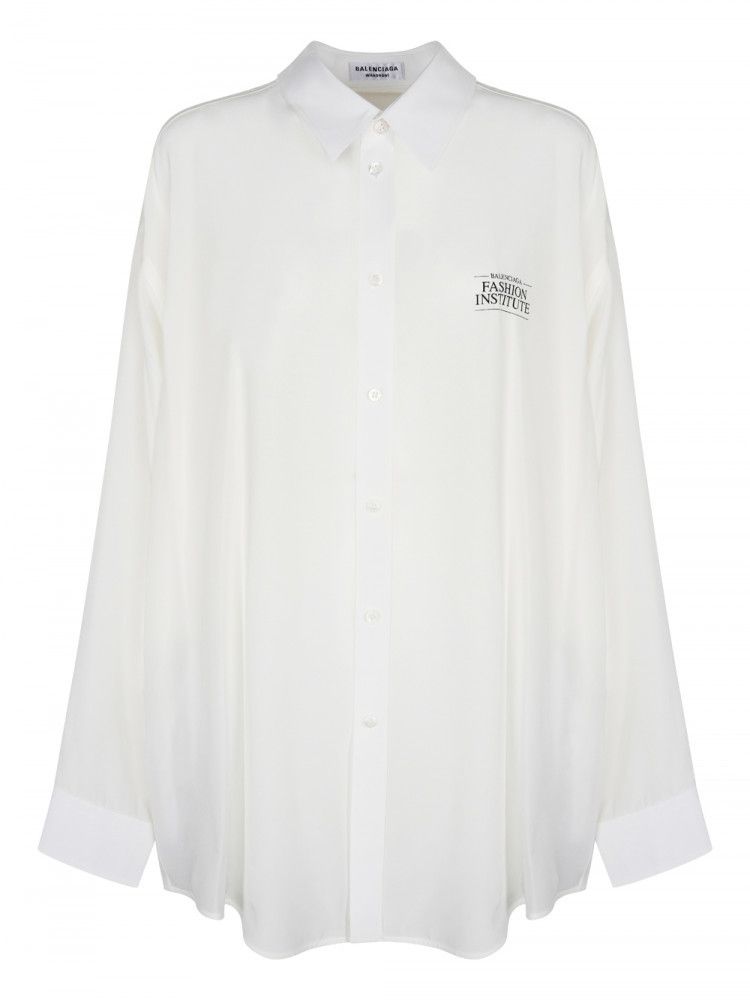 Balenciaga Fluid Blouse White