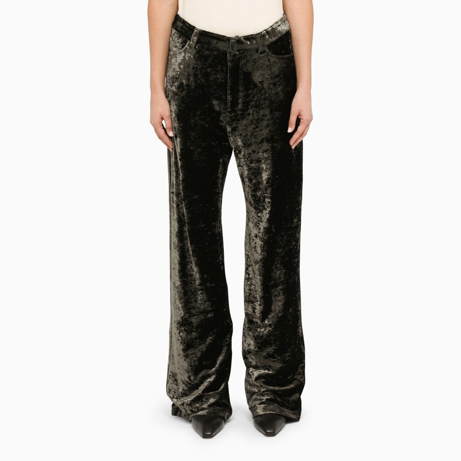 Balenciaga Trousers Ebony/Brown