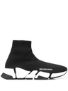 WOMAN Speed LT Graffiti Sneaker Balenciaga BLACK/WHITE