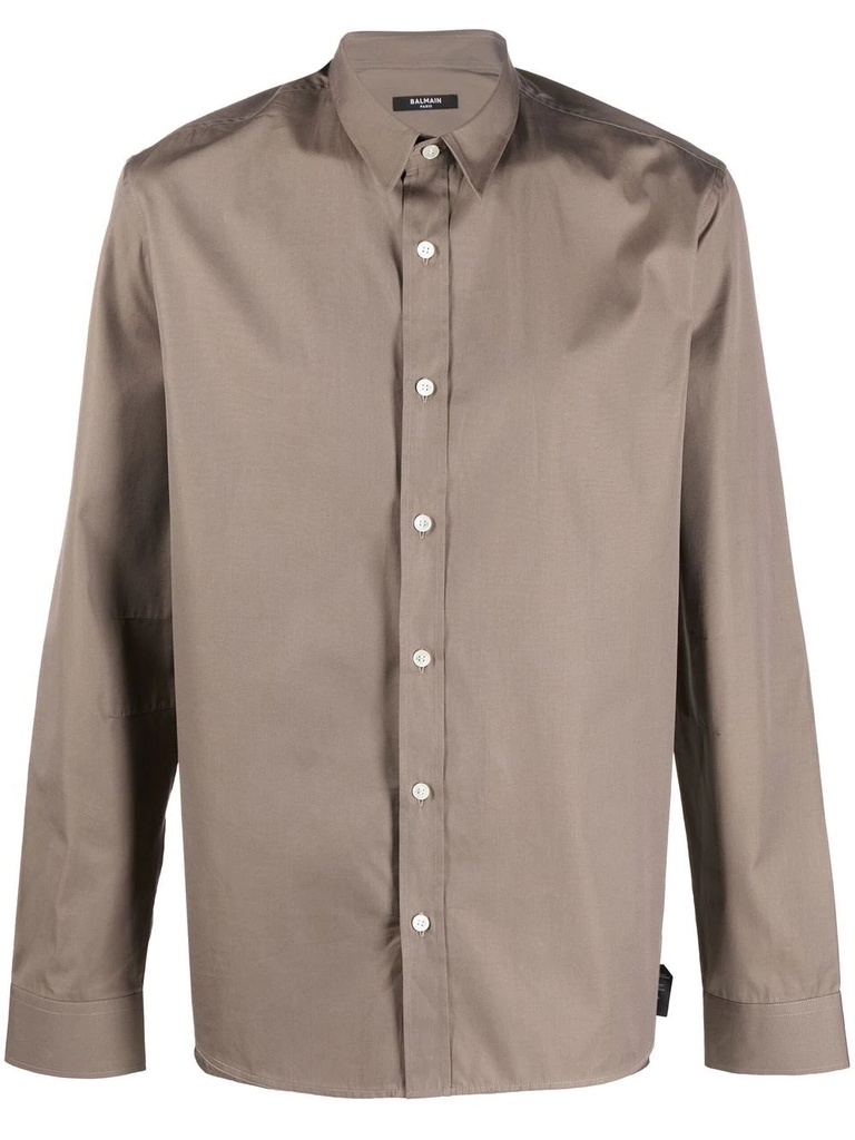 Men Shirt Taupe BALMAIN