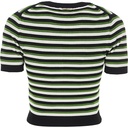 Woman Stripe T-shirt Michael Kors Leaf Green