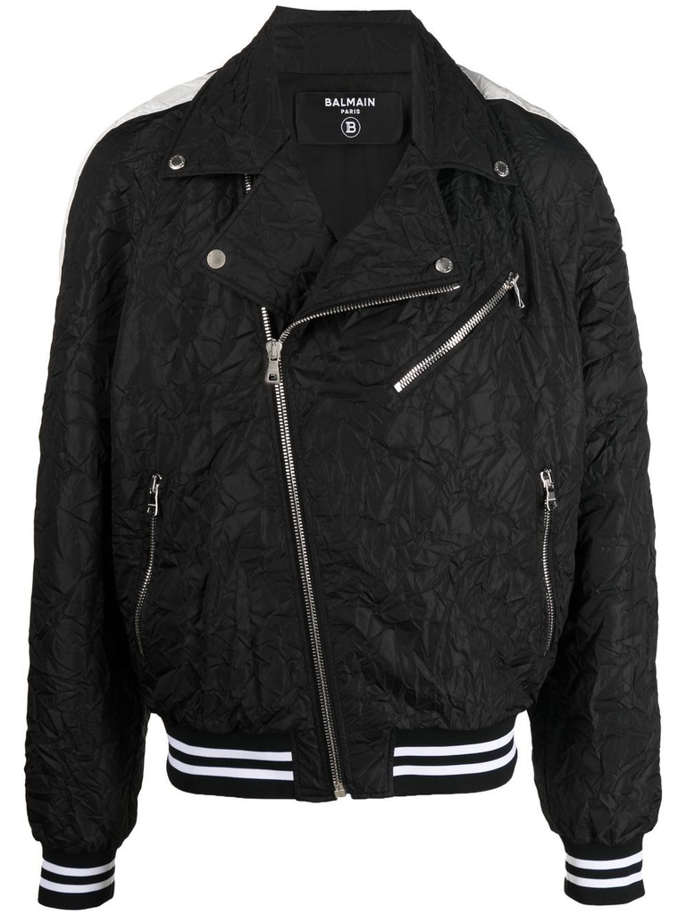 MAN Bomber Jacket BALMAIN Black/White