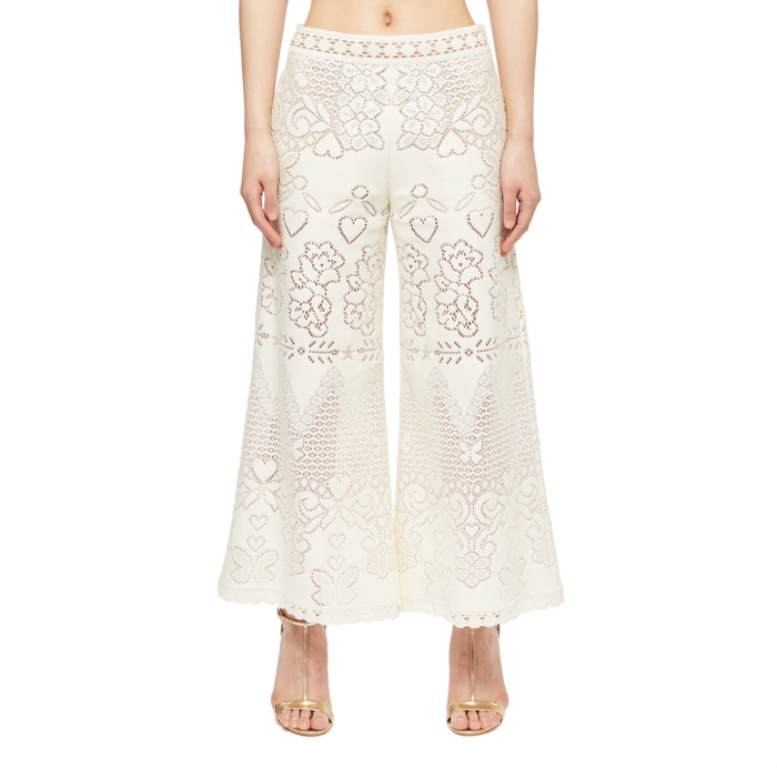 Woman Pants VALENTINO White