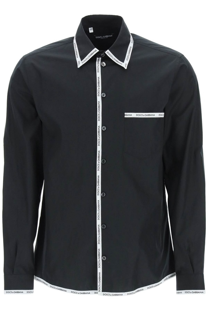 Man Shirt Black/White DOLCE &amp; GABBANA