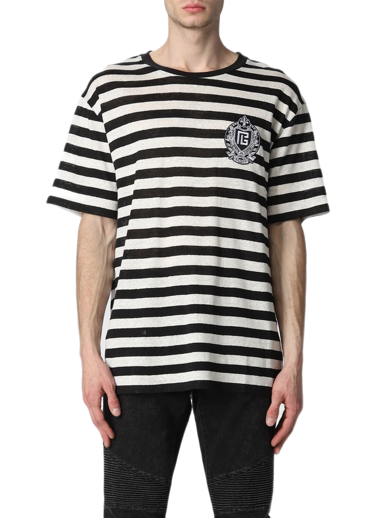 Loose T-Shirt BALMAIN Black/white