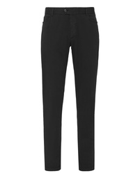 Man Cotton Trousers PHILIPP PLEIN Black