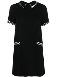 John Richmond Checkerboard-print Shirt Dress