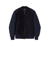 DONDUP Regular-fit cloth bomber jacket