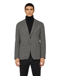 DONDUP Single-breasted jersey blazer