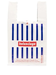 [677426] Woman Monday Shopper White/Blue/Red Balenciaga