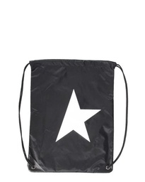 [GUA00222] MAN Drawstring Backpack Golden Goose Black